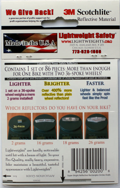 Lightweights for Wheels 86