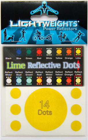 Lightweights Lime Dots 14 